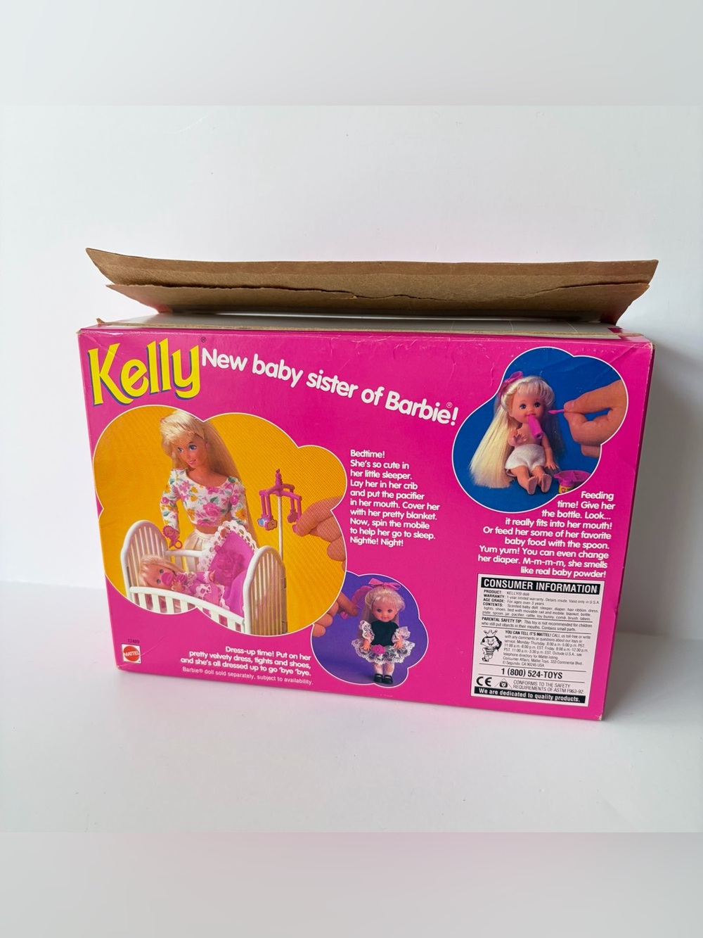 1994 Kelly New Baby Sister of Barbie doll set - Picture 9 of 11